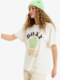 4 Hangloose Poster - T-shirt met korte mouwen voor Dames White ERJZT06018 Roxy