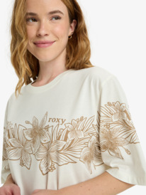 4 Hangloose Placed - Camiseta de manga corta para mujer Blanco ERJZT06019 Roxy