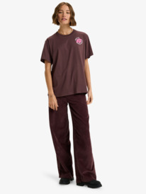 2 Hangloose The Sky - T-shirt de manga curta para Mulher Vermelho ERJZT06020 Roxy