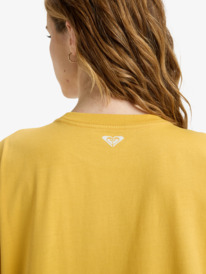4 Hangloose The Sky - Camiseta de manga corta para mujer Amarillo ERJZT06020 Roxy