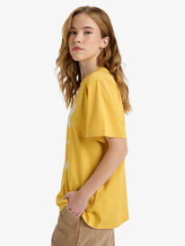 1 Hangloose The Sky - Camiseta de manga corta para mujer Amarillo ERJZT06020 Roxy
