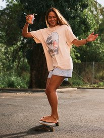 1 Sunnyoversize Stone Wash - Oversized T-shirt voor Dames  ERJZT06023 Roxy