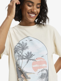 6 Sunnyoversize Stone Wash - Oversized T-shirt voor Dames  ERJZT06023 Roxy
