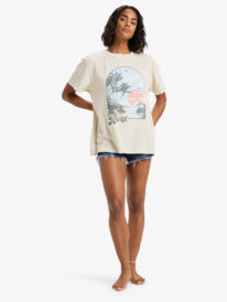 4 Sunnyoversize Stone Wash - Oversized T-shirt voor Dames  ERJZT06023 Roxy