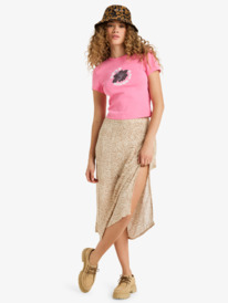5 Beach Love - Cropped T-Shirt for Women Pink ERJZT06026 Roxy