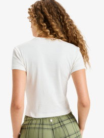 4 Beach Love - Kort T-shirt voor Dames White ERJZT06026 Roxy