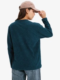4 Hangloose Washed - Camiseta de manga larga para mujer Negro ERJZT06028 Roxy