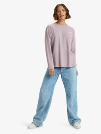 2 Hangloose Washed - T-shirt manches longues pour Femme Violet ERJZT06028 Roxy