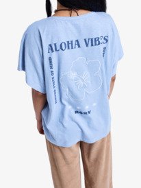5 Nightfall - Short Sleeve T-Shirt for Women Blue ERJZT06029 Roxy