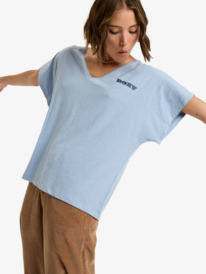 4 Nightfall - Short Sleeve T-Shirt for Women Blue ERJZT06029 Roxy