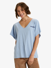 0 Nightfall - Short Sleeve T-Shirt for Women Blue ERJZT06029 Roxy