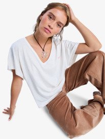 5 Nightfall - Short Sleeve T-Shirt for Women White ERJZT06029 Roxy