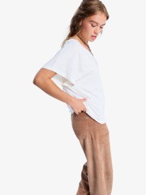 1 Nightfall - T-Shirt à manches courtes pour Femme Blanc ERJZT06029 Roxy