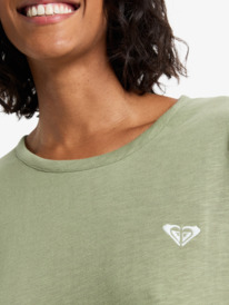 4 Oceanwave Regular Emby - T-shirt de manga curta para Mulher Verde ERJZT06030 Roxy