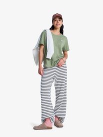2 Oceanwave Regular Emby - T-shirt de manga curta para Mulher Verde ERJZT06030 Roxy