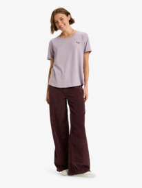 2 Oceanwave Regular Emby - Camiseta de manga corta para mujer Violeta ERJZT06030 Roxy
