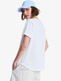 4 Oceanwave Regular Emby - T-shirt met korte mouwen voor Dames White ERJZT06030 Roxy