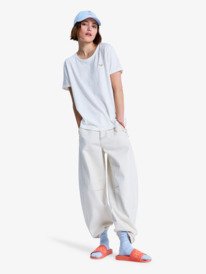 3 Oceanwave Regular Emby - T-shirt met korte mouwen voor Dames White ERJZT06030 Roxy