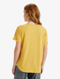 3 Oceanwave Regular Emby - T-Shirt à manches courtes pour Femme Jaune ERJZT06030 Roxy