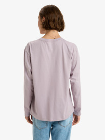 3 Hangloose Art - Camiseta de manga larga para mujer Violeta ERJZT06035 Roxy