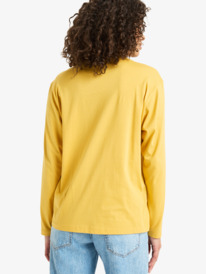 3 Hangloose Art - Maglietta a Maniche Lunghe da Donna Yellow ERJZT06035 Roxy