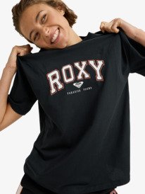 4 Essential Energy Timeless - Short Sleeve Training T-Shirt for Women Black ERJZT06036 Roxy