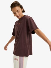 1 Essential Energy Timeless - Kurzärmliges Trainings-T-Shirt für Frauen Rot ERJZT06036 Roxy