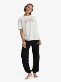 2 Essential Energy Timeless - Short Sleeve Training T-Shirt for Women White ERJZT06036 Roxy