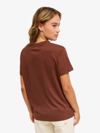 3 Ocean Road Art - Maglietta a maniche corte da Donna Brown ERJZT06054 Roxy