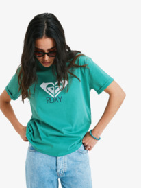 1 Ocean Road Art - T-shirt de manga curta para Mulher Verde ERJZT06054 Roxy