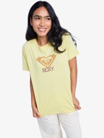 0 Ocean Road Art - T-shirt de manga curta para Mulher Amarelo ERJZT06054 Roxy