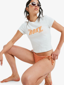 4 Beach Love - T-shirt curta para Mulher Branco ERJZT06059 Roxy