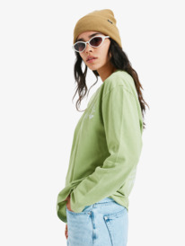 2 Hangloose Washed - Camisola de manga comprida para Mulher Verde ERJZT06061 Roxy