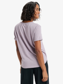 3 Oceanwave Regular Slub - Oversized T-Shirt for Women Purple ERJZT06063 Roxy