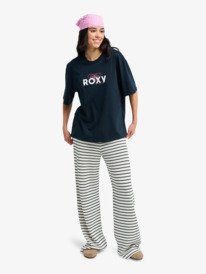 3 Hangloose Art - T-Shirt für Frauen Schwarz ERJZT06082 Roxy