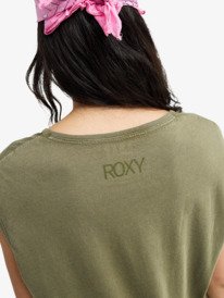 5 Crystal Sea - Maglietta smanicata da Donna Green ERJZT06083 Roxy