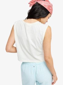 4 Salt Blocks Muscle - T-shirt sans manches pour Femme Blanc ERJZT06087 Roxy