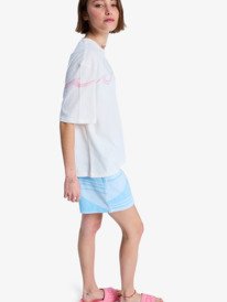 1 Hangloose Placed - Camiseta de manga corta para mujer Blanco ERJZT06091 Roxy