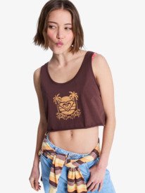 0 Magic Sunset Crop - K&uuml;rzeres Top f&uuml;r Frauen Braun ERJZT06094 Roxy