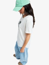 1 Oceanwave Regular Slub - T-Shirt à manches courtes pour Femme Blanc ERJZT06096 Roxy