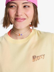 2 Oceanregular Poster - T-Shirt à manches courtes pour Femme Jaune ERJZT06099 Roxy