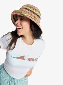 5 Beach Love - T-shirt court pour Femme Blanc ERJZT06100 Roxy