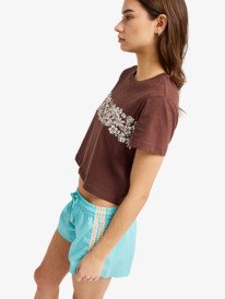 1 Endless Weekends - T-Shirt f&uuml;r Frauen Braun ERJZT06113 Roxy