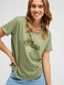 0 Oceanwave Regular Slub Green ERJZT06148 Roxy