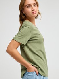 1 Oceanwave Regular Slub Green ERJZT06148 Roxy