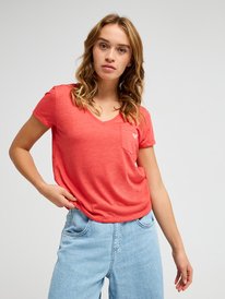 0 Laguna Green V Neck Rot ERJZT06153 Roxy