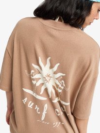 4 My Boyfriend - Short Sleeve T-Shirt for Women Brown ERJZT06168 Roxy