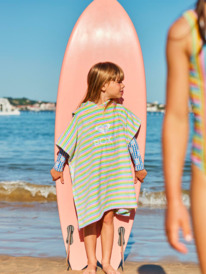 4 Stay Magical - Poncho de surf imprimé Blanc ERLAA03054 Roxy