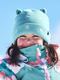 0 Mini Snowmoon - Gorro com dobra para Rapazes Verde ERLHA03163 Roxy