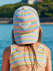 2 Sweet Emotions - Trucker Cap voor Meisjes White ERLHA03170 Roxy